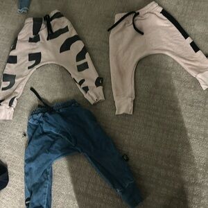 3 pairs of Nununu sweatpants